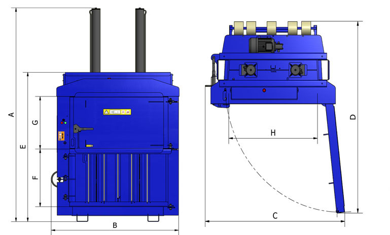 baler drawing